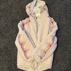 FP Movement by Free People Lodge Livin  Cream sherpa Jacket